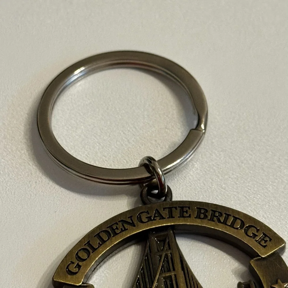 San Francisco‎ CA Golden Gate Bridge Keychain Key Ring